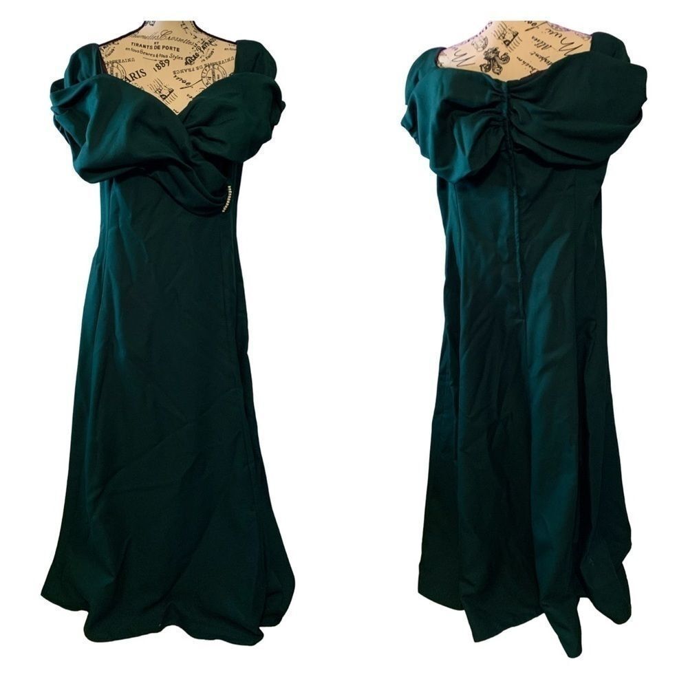 Jordan Gown For Prom/Wedding Hunter Green